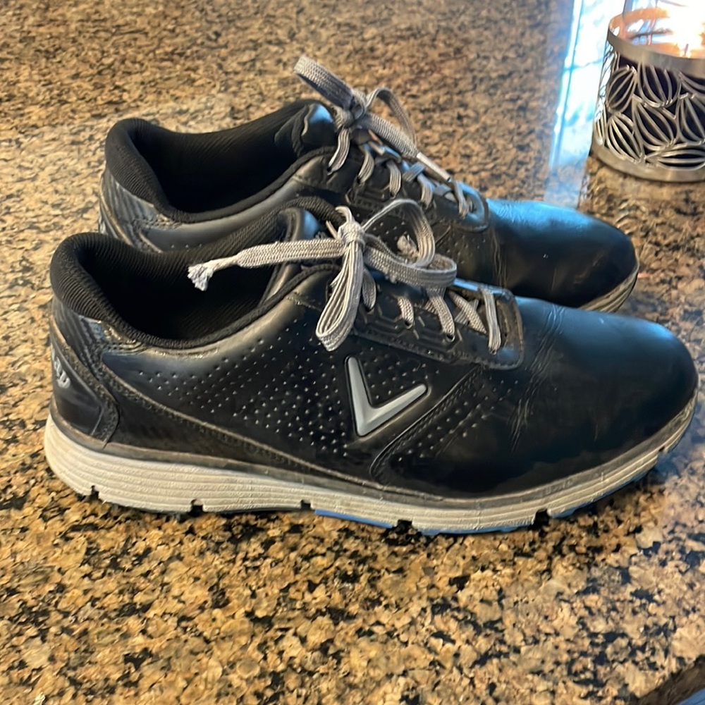 Callaway Black and Gray Men's Athletic Golf Shoes